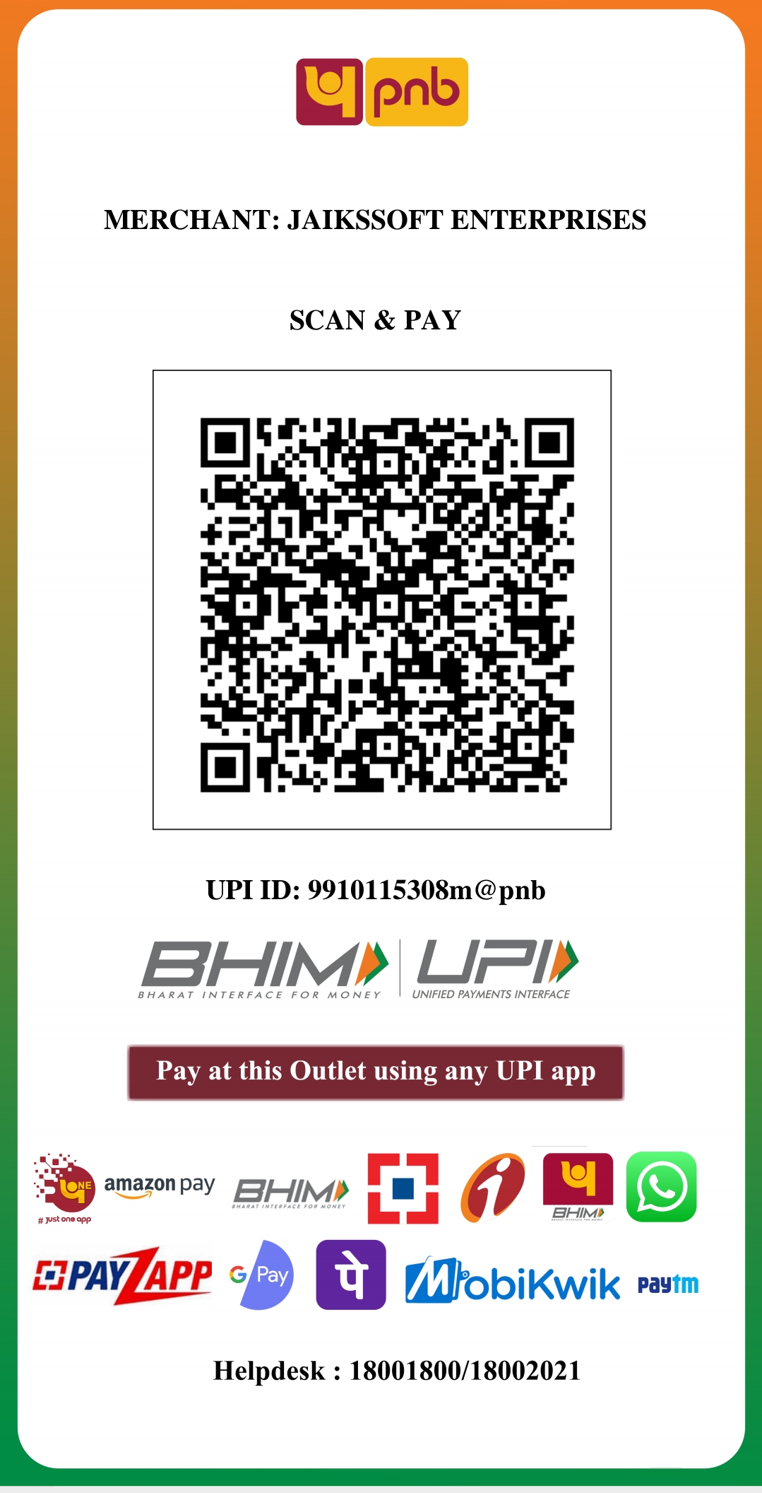 Scan QR Code to Support Website Maintenance